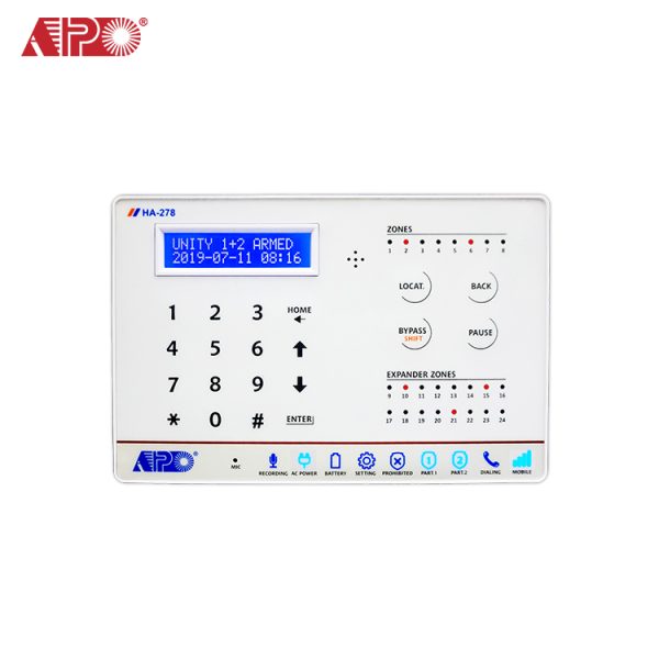 HA-278-D Alarm Panel with Cellular Dialer and Voice Module - Image 3