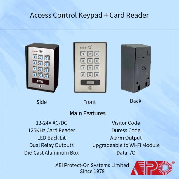 DK-2852C (P2) Keypad with AP-02 Wi-Fi Module - Image 5