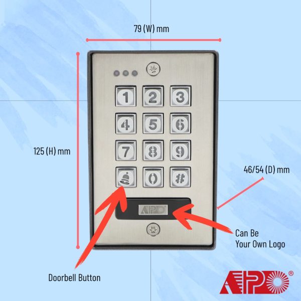 DK-2852C (P2) Keypad with AP-02 Wi-Fi Module - Image 6