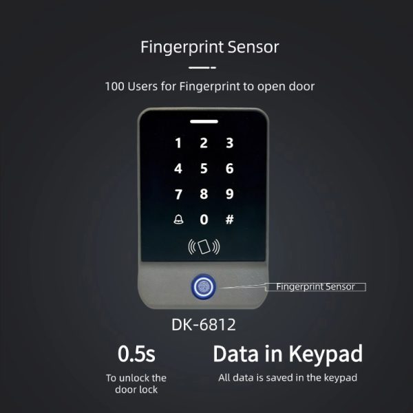 DK-6812 Network Fingerprint Keypad (MIFARE Card Reader) - Image 10
